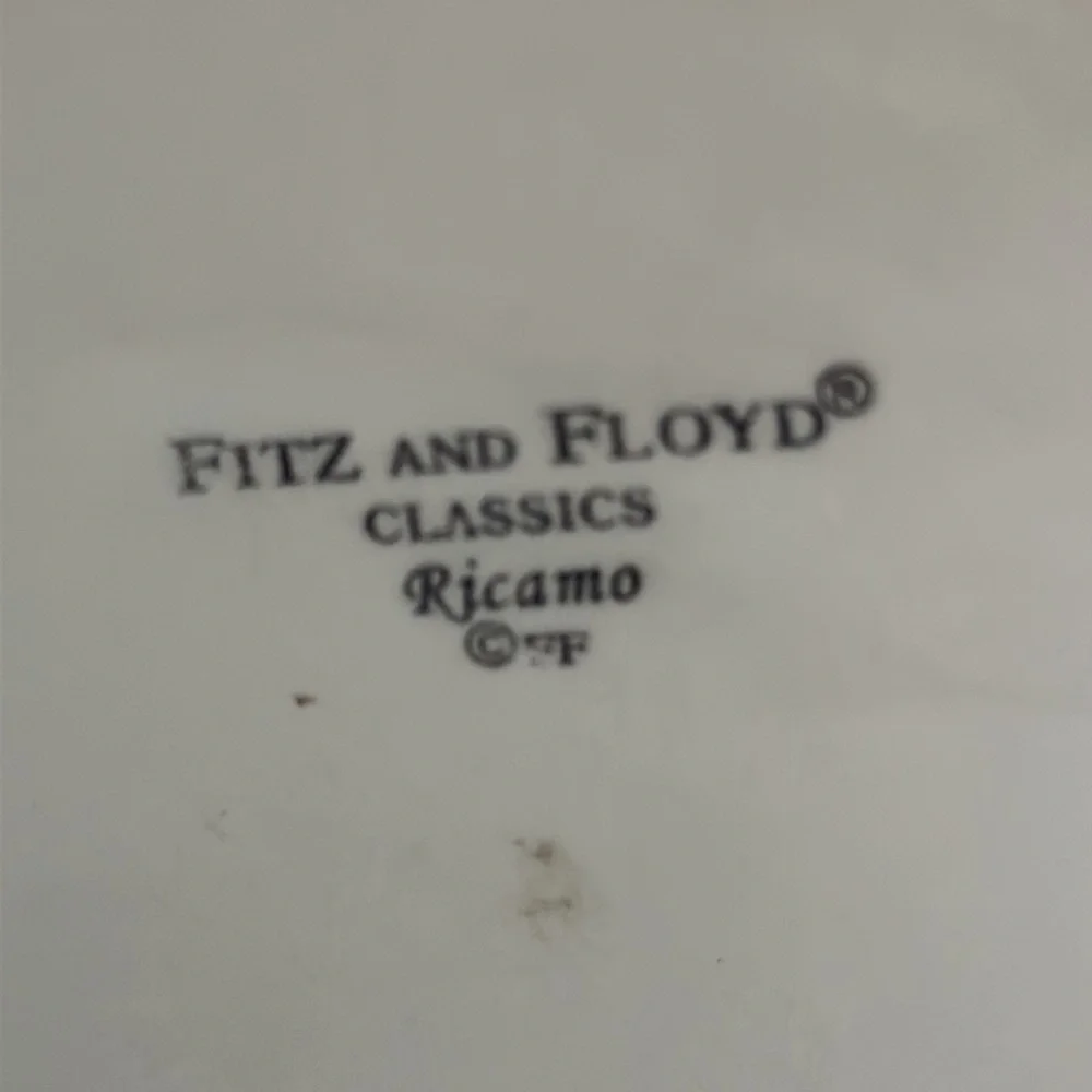 Fitz & Floyd Pasta Glazed Ceramic Classics Ricamo Pasta Jar Canister Preowned